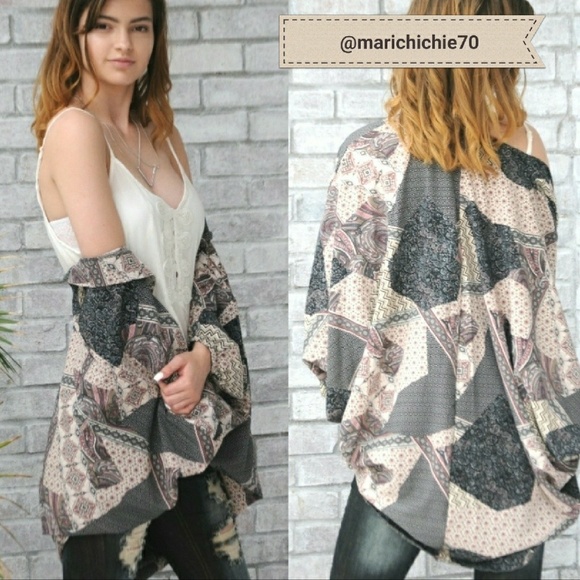 NWT Silky Cocoon Kimono - Picture 2 of 4